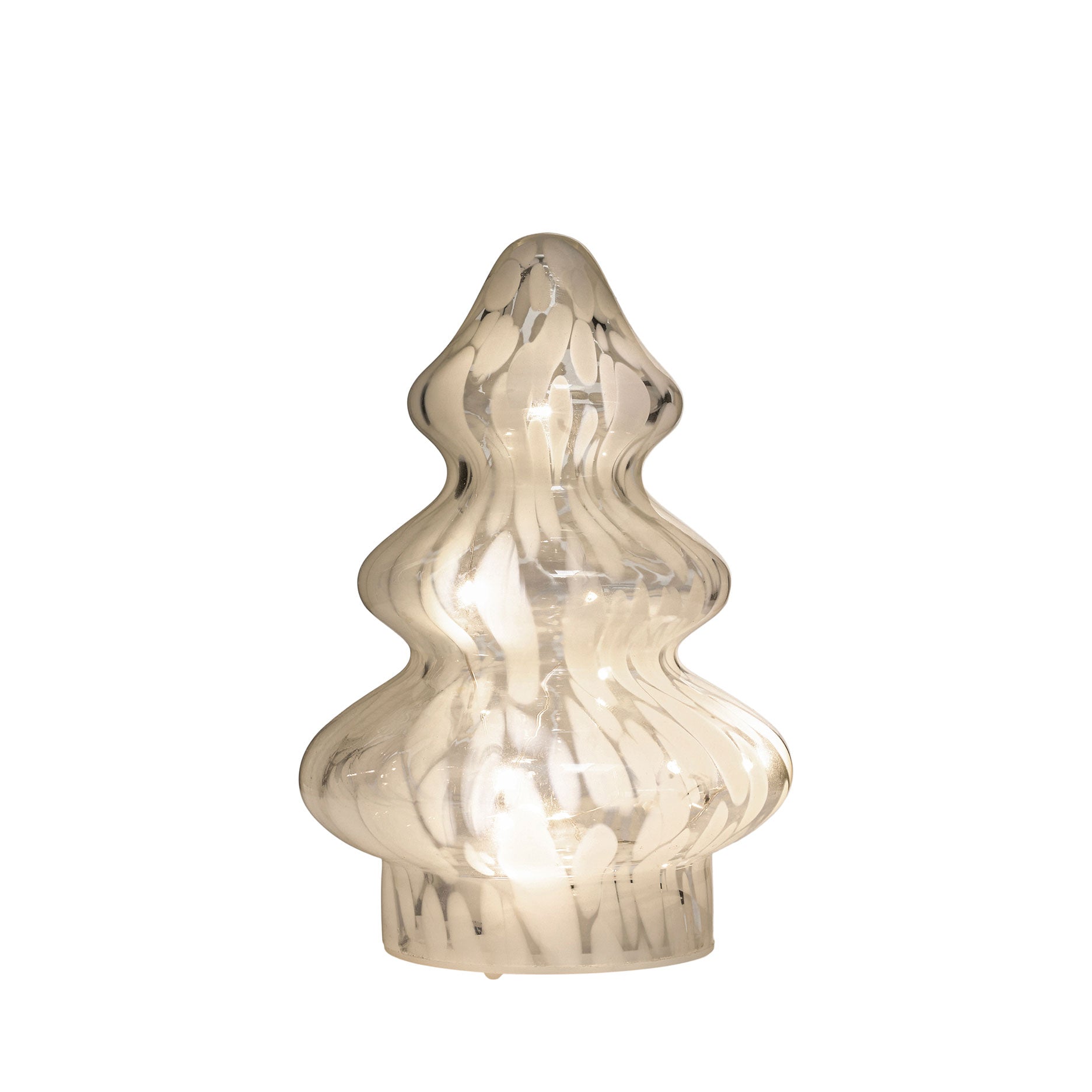 LED-Weihnachtsbaum aus Glas
